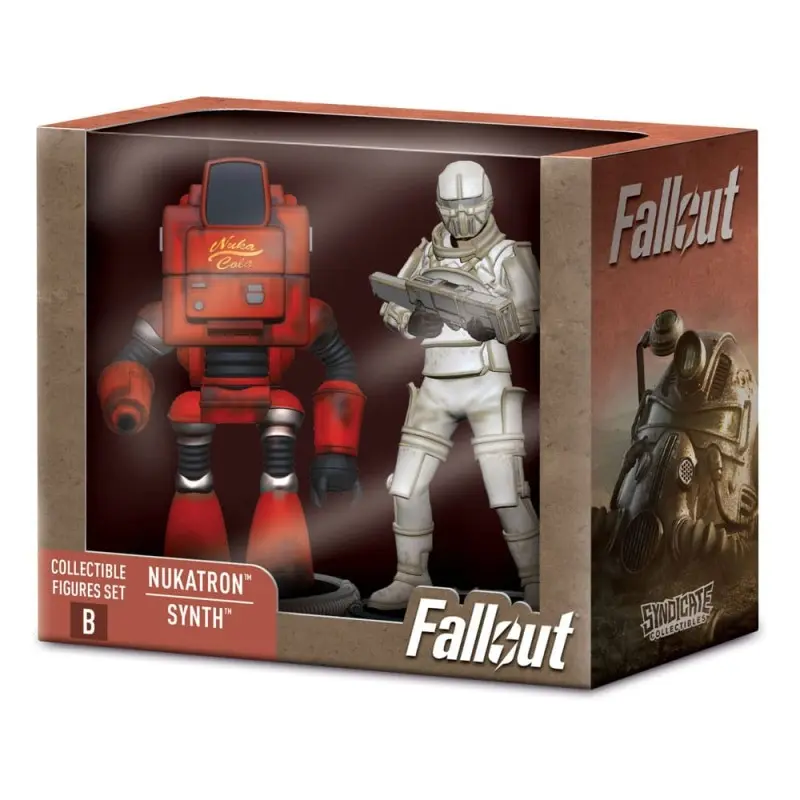 Fallout pack 2 figurines Set B Nukatron & Synth 7 cm   | 0840282631512