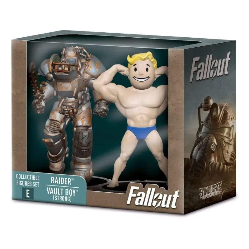 Fallout pack 2 figurines Set E Raider & Vault Boy (Strong) 7 cm     | 0840282631543