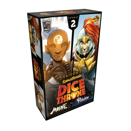 Game: Dice Throne S1 - Monk VS Paladin
Publisher: Lucky Duck Games
English Version