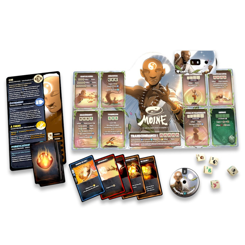 jeu : Dice Throne S1 - Moine VS Paladin
éditeur : Lucky Duck Games
version française