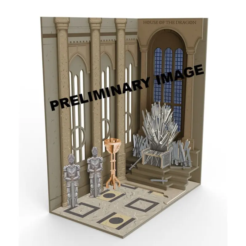 House of the Dragon maquette Book Nook Tiny Adventures Iron Throne 23 cm | 4009803005317