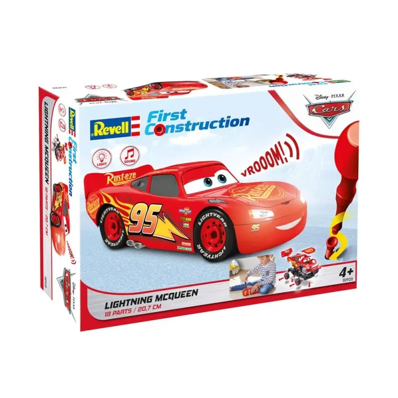 Cars jeu de construction First Construction Lightning McQueen 21 cm | 4009803009209