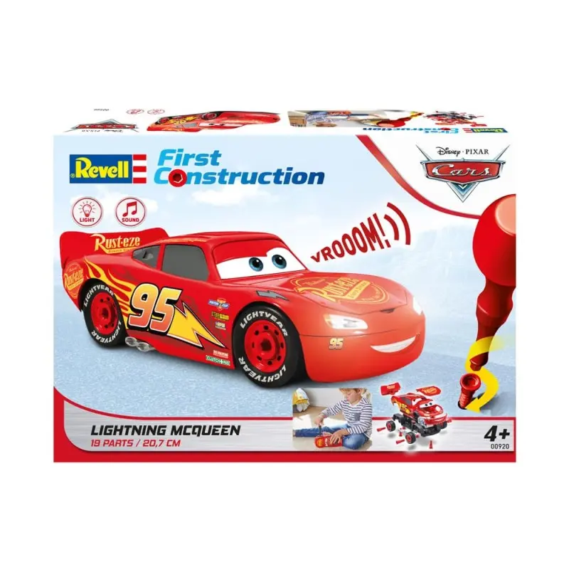 Cars jeu de construction First Construction Lightning McQueen 21 cm | 4009803009209