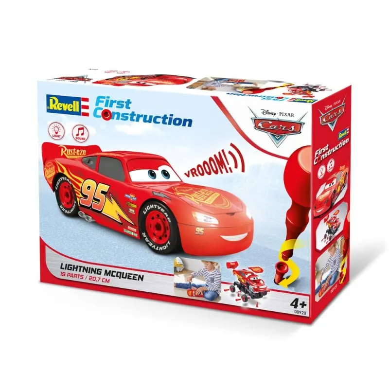 Cars jeu de construction First Construction Lightning McQueen 21 cm | 4009803009209