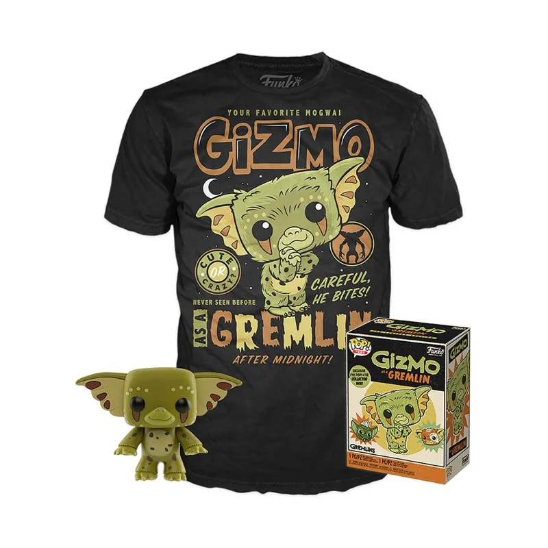 Gremlins Funko POP! & Tee set figurine and Gizmo T-Shirt | 889698424318