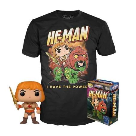 Meesters van het universum Funko POP! & Perfect Cell beeldje en T-Shirt set
Funko