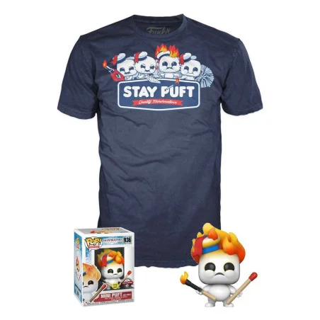 Ghostbusters Funko POP! & Tee set beeldje en T-Shirt Stay Puft kwaliteit Marshmallows
Merk: Funko