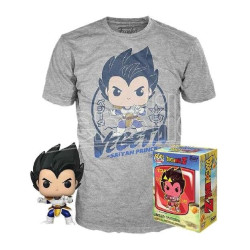 License: Dragon Ball
Product: Dragon Ball Z Funko POP! & Tee set figurine and Vegeta T-Shirt
Brand: Funko