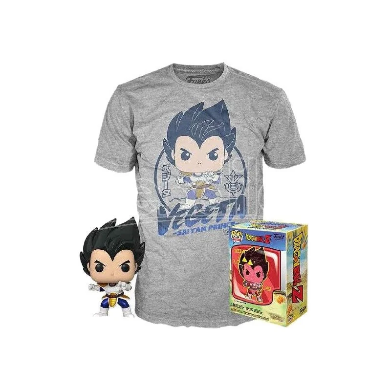 Licentie: Dragon Ball
Product: Dragon Ball Z Funko POP! & T-shirt set beeldje en Vegeta T-Shirt
Merk: Funko