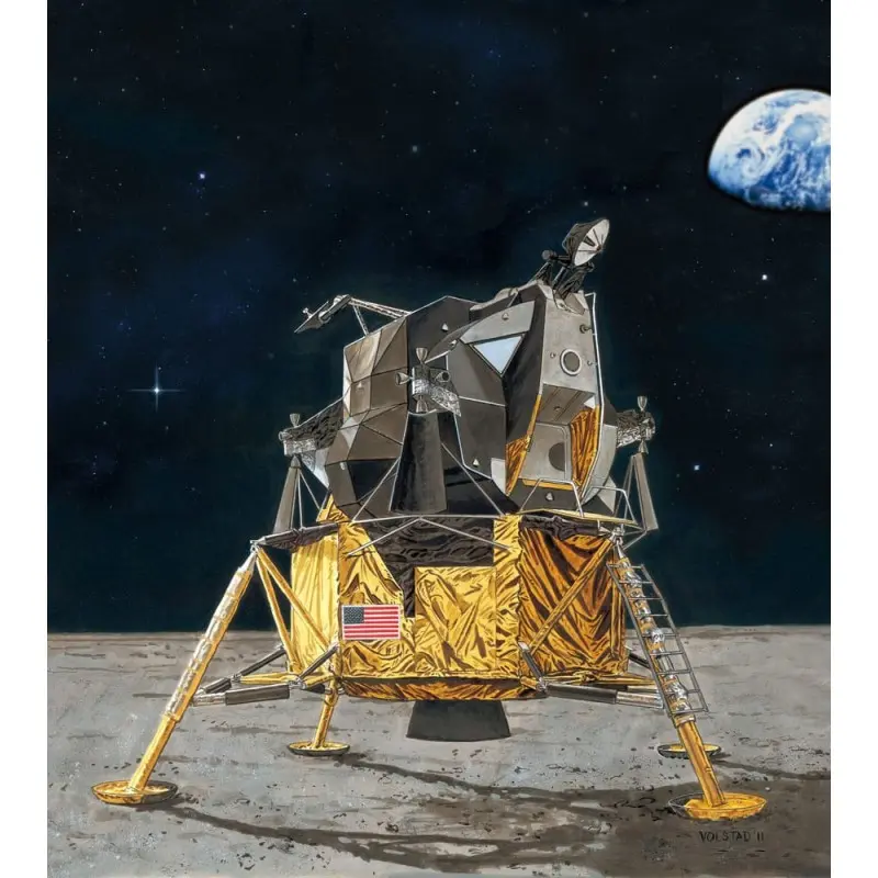 NASA kit complet maquette 1/48 Apollo 11 Lunar Module Eagle 14 cm | 4009803895246