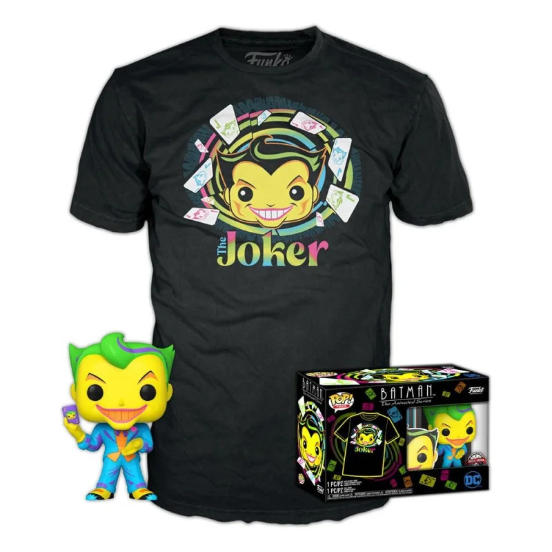 License: DC Comics
Product: DC Comics Funko POP! & Joker figurine and T-Shirt set
Brand: Funko