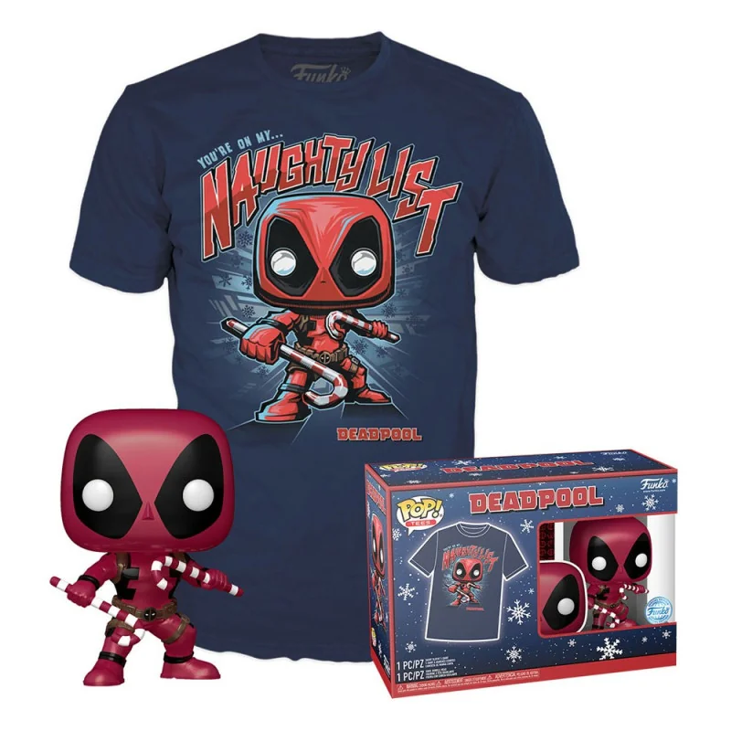 License: Marvel
Product: Marvel Funko POP! & Deadpool Action Figure & T-Shirt Set
Brand: Funko