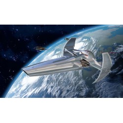 Star Wars Episode I kit complet maquette 1/120 Darth Maul's Sith Infiltrator 22 cm