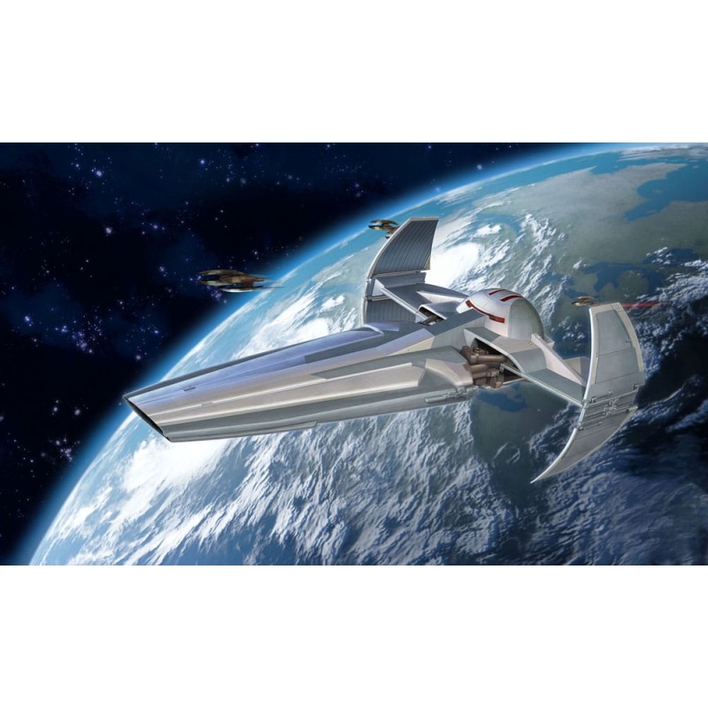 Star Wars Episode I kit complet maquette 1/120 Darth Maul's Sith Infiltrator 22 cm