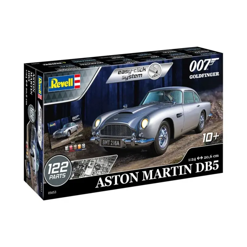 James Bond kit complet maquette 1/24 Aston Martin DB5 (Goldfinger) | 4009803056531