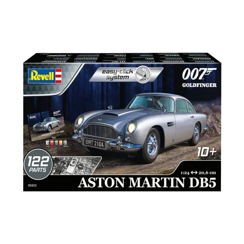 James Bond kit complet maquette 1/24 Aston Martin DB5 (Goldfinger) | 4009803056531