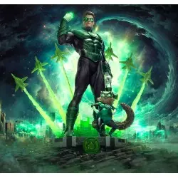 DC Comics statuette Art Scale Deluxe 1/10 Green Lantern Unleashed 24 cm | 0618231955688