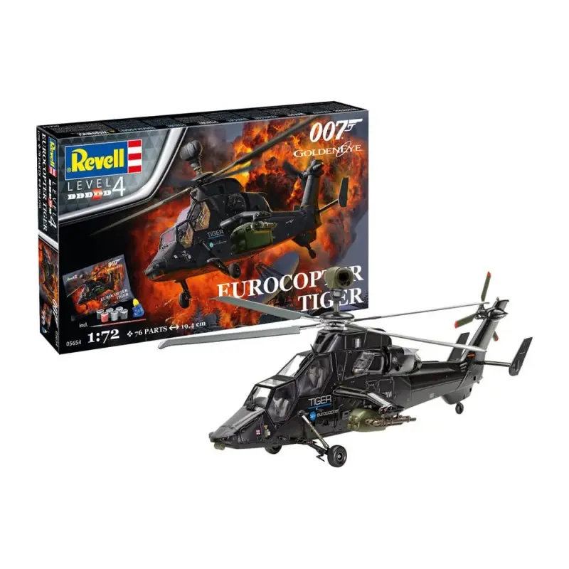 James Bond kit complet maquette 1/72 Eurocopter Tiger (GoldenEye) | 4009803056548