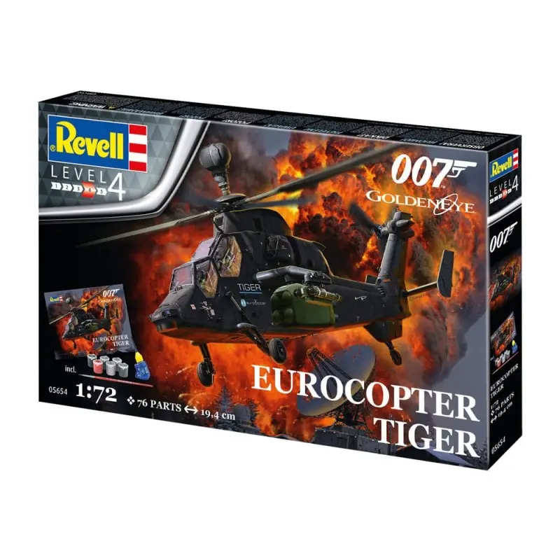 James Bond kit complet maquette 1/72 Eurocopter Tiger (GoldenEye) | 4009803056548