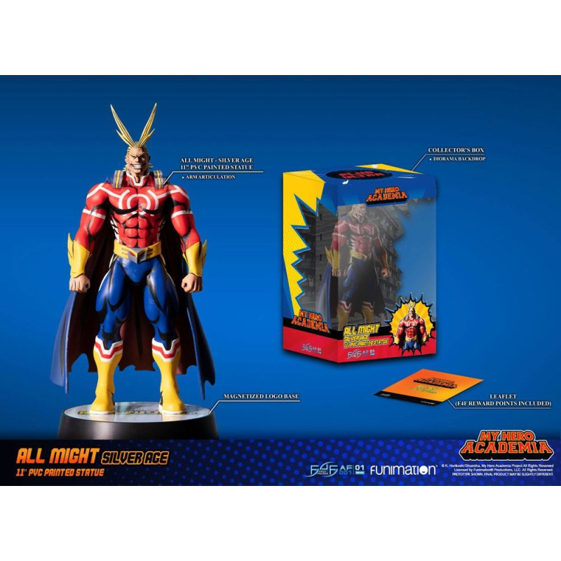My Hero Academia figurine All Might Silver Age (Standard Edition) 28 cm
Marque : First 4 Figures