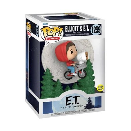 E.T. L'extra-terrestre Funko POP! Moment Vinyl figurine Elliot and ET Flying 9 cm Marque : Funko