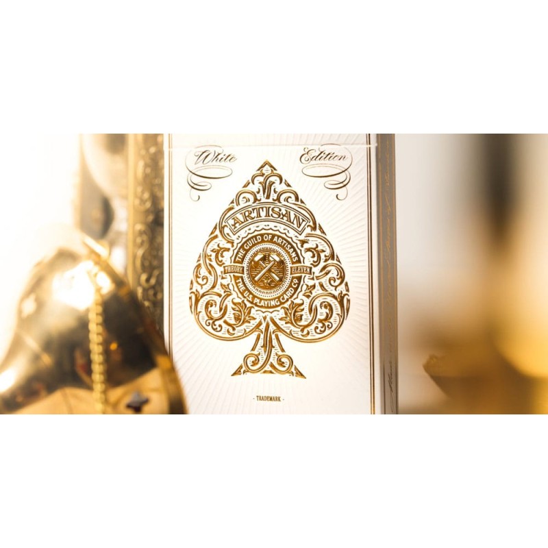 Artisan jeu de cartes à jouer White