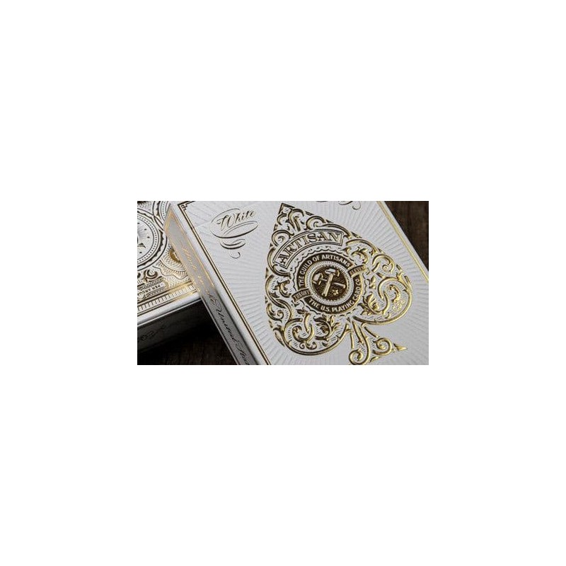 Artisan jeu de cartes à jouer White