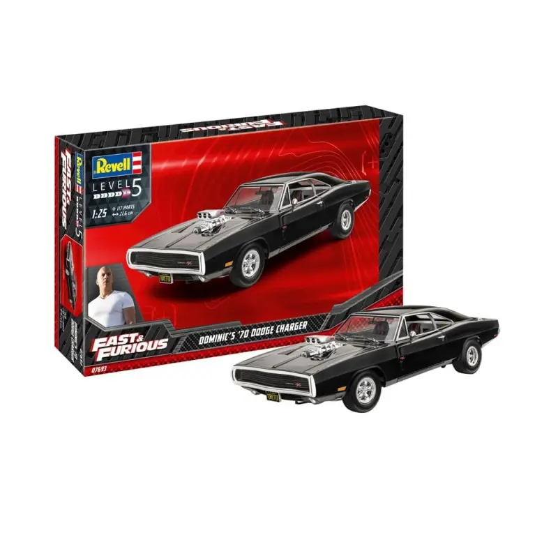 The Fast & Furious maquette Dominics 1970 Dodge Charger  | 4009803076935