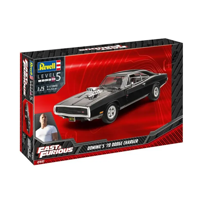 The Fast & Furious maquette Dominics 1970 Dodge Charger  | 4009803076935
