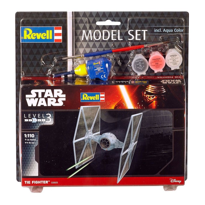Star Wars maquette 1/110 Model Set TIE Fighter 9 cm