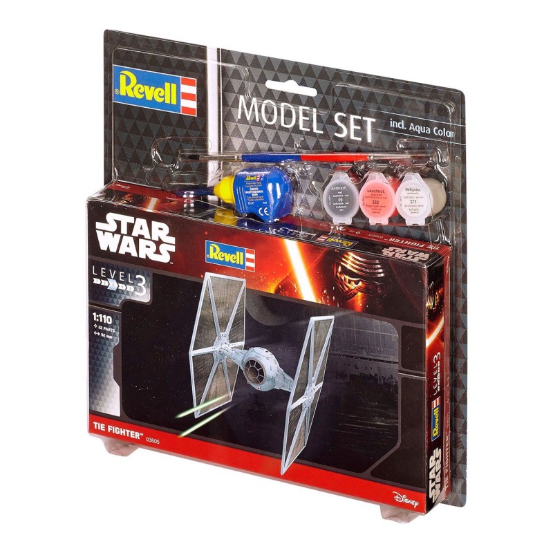 Star Wars maquette 1/110 Model Set TIE Fighter 9 cm