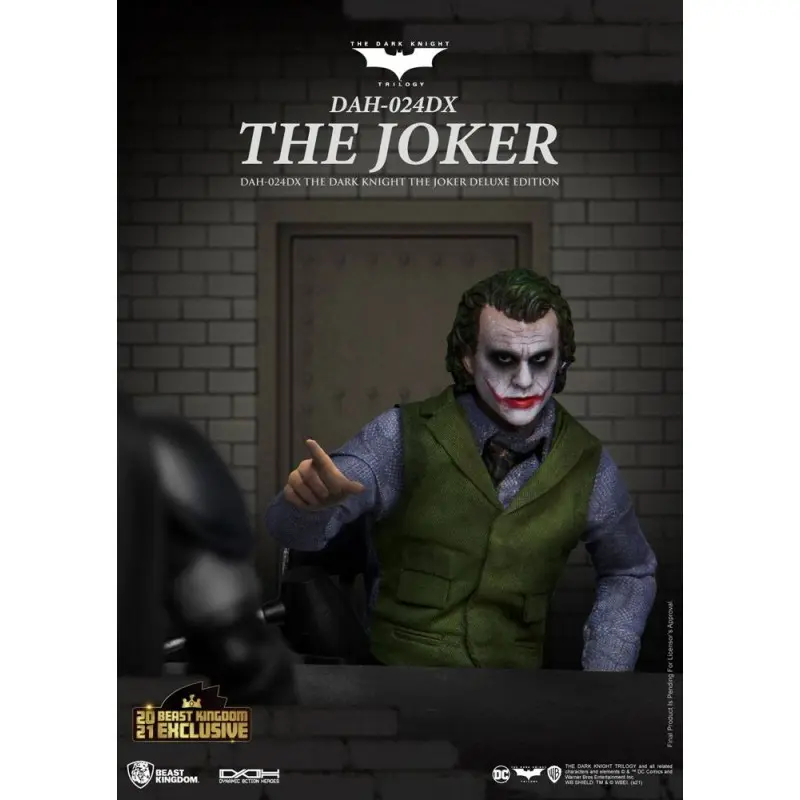 Batman The Dark Knight figurine Dynamic Action Heroes 1/9 The Joker Deluxe Version 21 cm | 4711061151162