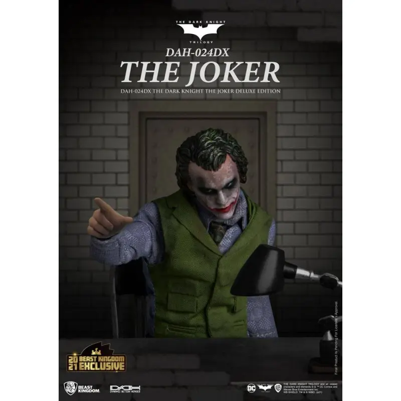 Batman The Dark Knight figurine Dynamic Action Heroes 1/9 The Joker Deluxe Version 21 cm | 4711061151162