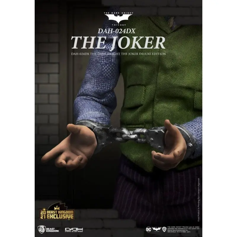 Batman The Dark Knight figurine Dynamic Action Heroes 1/9 The Joker Deluxe Version 21 cm | 4711061151162