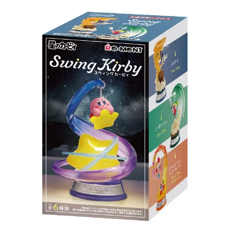 Kirby assortiment figurines Swing Kirby 6 cm (re-run) (6) | 4521121206530