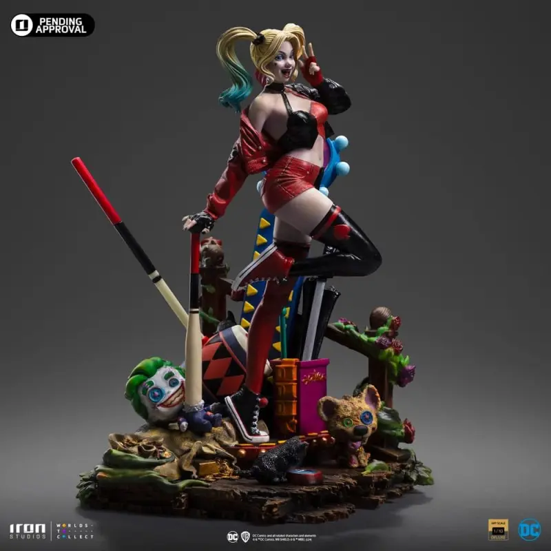 DC Comics statuette 1/10 Deluxe Art Scale Harley Quinn (Gotham City Sirens) 22 cm   | 0618231955978