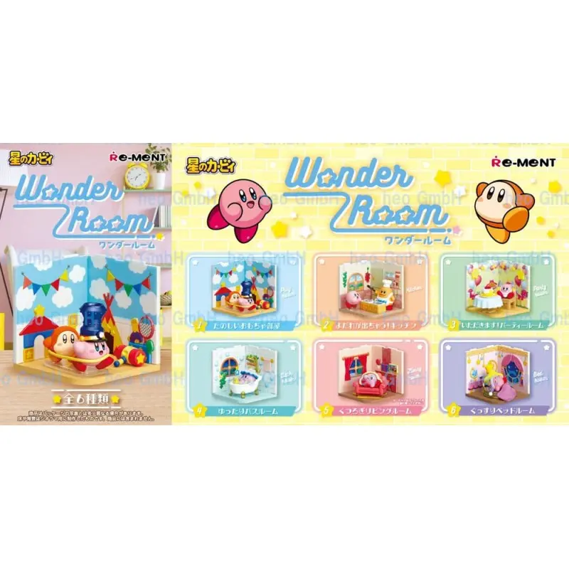 Kirby assortiment figurines Kirby's Wonder Room (6) | 4521121207896