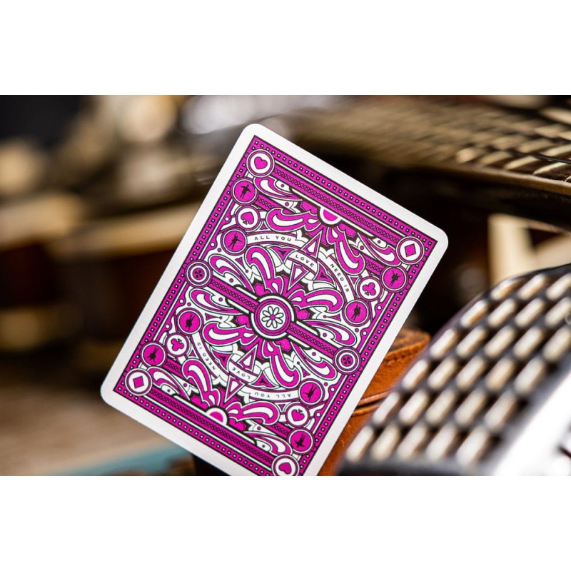 The Beatles jeu de cartes à jouer Pink Version