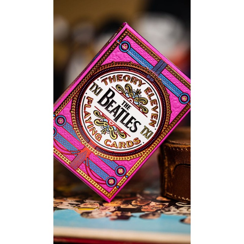 The Beatles jeu de cartes à jouer Pink Version