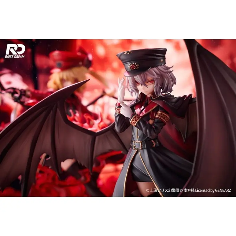 Touhou Project statuette PVC 1/6 Remilia Scarlet Military Uniform Ver. 24 cm | 6973547900079