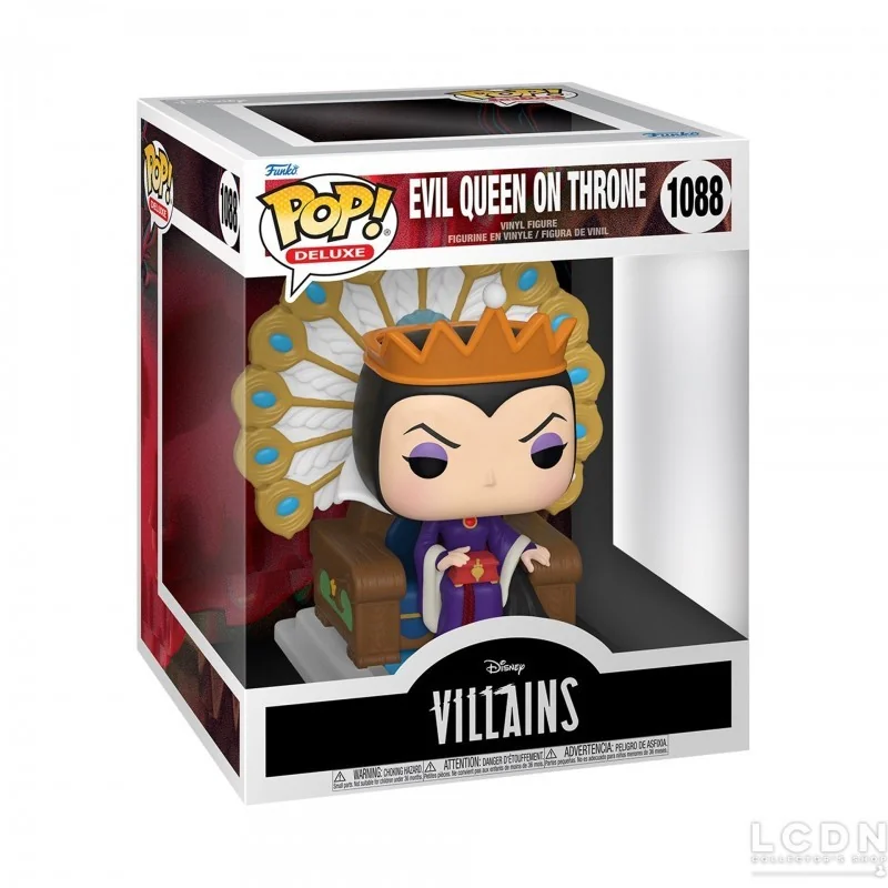 License : Disney Produit : Disney figurine Funko POP! Deluxe Villains Vinyl Evil Queen on Throne 9 cm Marque : Funko