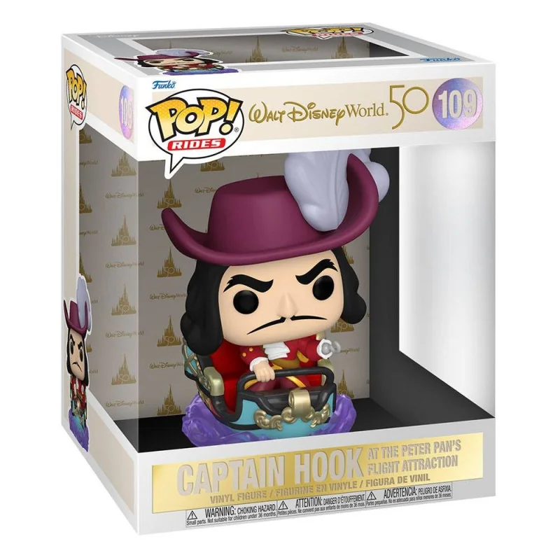 Walt Disney World 50th Anniversary Figure Funko POP! Rides Vinyl Haak op Peter Pan Flight 15 cm
Funko