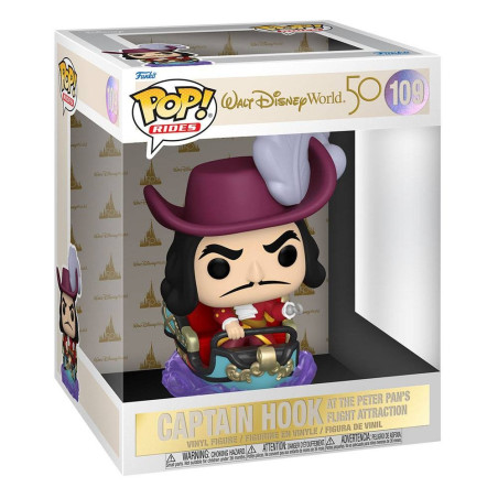 Walt Disney World 50th Anniversary Figurine Funko POP! Rides Vinyl Hook on Peter Pan Flight 15 cm
Funko