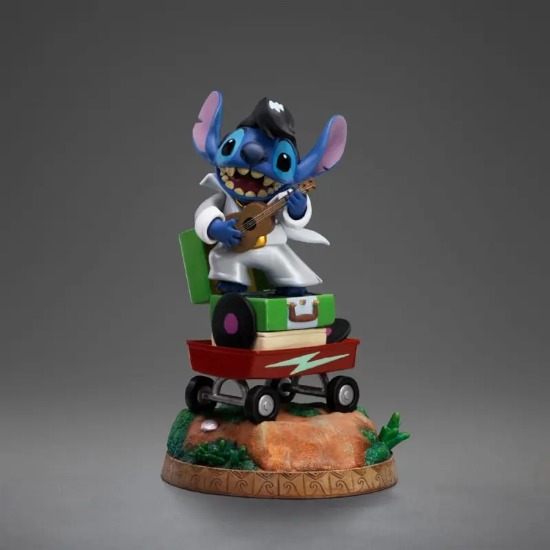 Lilo & Stitch statuette 1/10 Art Scale Stitch King of Rock 17 cm   | 0618231956104