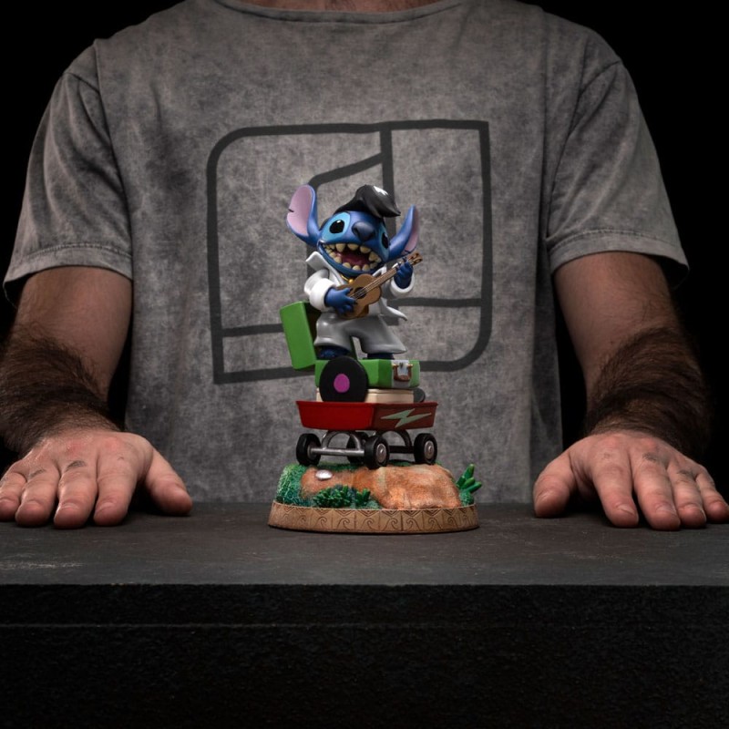 Lilo & Stitch statuette 1/10 Art Scale Stitch King of Rock 17 cm  