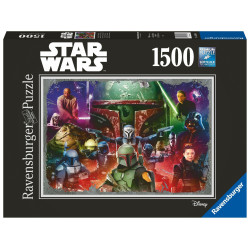 licence : Star Wars produit : Star Wars puzzle Boba Fett (1500 pièces) éditeur : Ravensburger