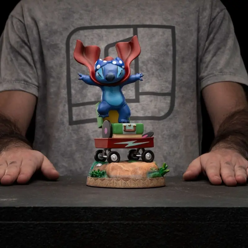 Lilo & Stitch statuette 1/10 Art Scale Stitch Laundry 19 cm   | 0618231956234