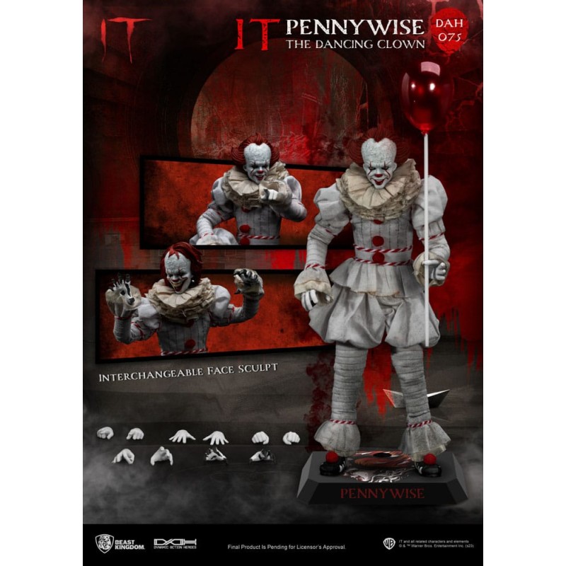 « Il » figurine Dynamic Action Heroes 1/9 Pennywise 21 cm