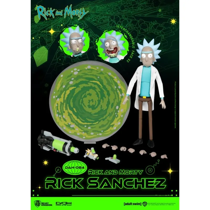 Rick and Morty figurine Dynamic Action Heroes 1/9 Rick Sanchez 23 cm | 4711385241143
