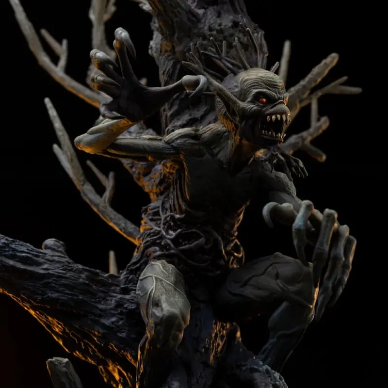 Iron Maiden statuette 1/10 Deluxe BDS Art Scale Fear of the Drak Eddie 31 cm | 0618231956319